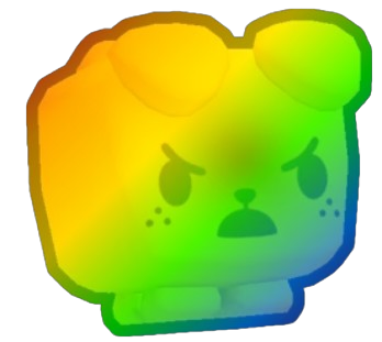 Emoji Dog (Rainbow)
